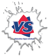Visionline Logo and Splat - web